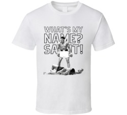 What's My Name Say It Muhammad Ali Boxing Movie Poster T Shirt