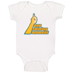 One Shining Moment March Madness Retro Look Baby One Piece