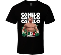 Canelo Alvarez Mexican Boxer Poster Boxing Fan T Shirt