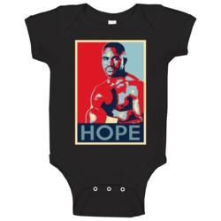 Evander Holyfield Boxing Legend Hope Poster Baby One Piece
