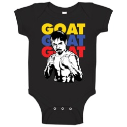 Manny Pacquiao Boxer Poster Boxing Legend Champion Fan Baby One Piece