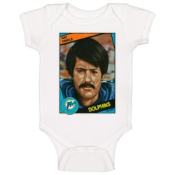 Ray Finkle Miami Football Vintage Look Trading Card Fan Baby One Piece
