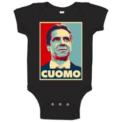 Governor Andrew Cuomo Hope Poster Baby One Piece