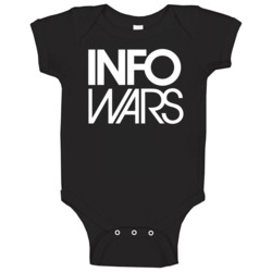 Info Wars Alex Jones Logo Baby One Piece