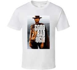 The Good The Bad And The Ugly Clint Eastwood Western Movie Fan T Shirt