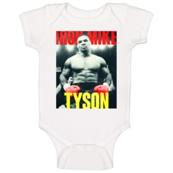 Iron Mike Tyson Heavyweight Champ Boxing Fan Baby Baby One Piece