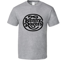 Kenny Rogers Vintage Logo Country Music Legend Fan T Shirt