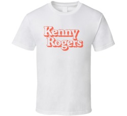 Kenny Rogers Vintage Country Music Icon Legend Fan T Shirt