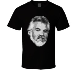 Kenny Rogers Big Head Country Music Icon Legend Fan T Shirt