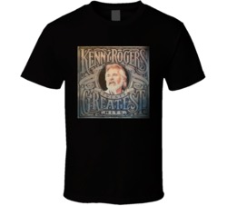 Kenny Rogers Greatest Hits Album Cover Country Music Icon Legend Fan T