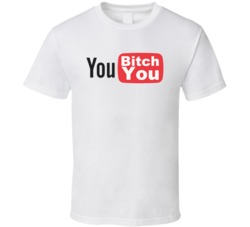 You Bitch You Funny Snoop Dogg Youtube Logo Parody T Shirt