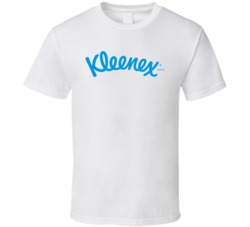Kleenex Toilet Paper Company Logo T Shirt