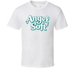 Angel Soft Toilet Paper Company Logo T Shirt