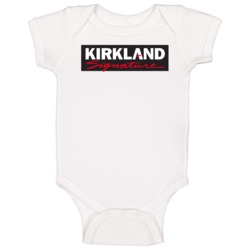 Kirkland Signature Toilet Paper Company Logo Baby One Piece