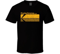 Retro Grunge Kodachrome Logo Worn Vintage Look T Shirt