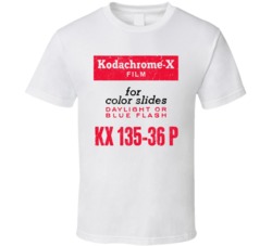 Retro Grunge Kodachrome X Logo Worn Vintage Look T Shirt