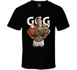 Gennady Golovkin Ggg Boxing Champ Belt Boxer Fan T Shirt