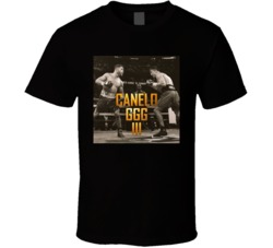 Canelo Alvarez Vs Gennady Golovkin Ggg 3 Boxing Fight Poster T Shirt