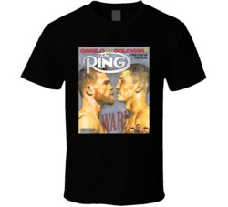 The Ring Canelo Alvarez Vs Gennady Golovkin Ggg Boxing Magazine T Shir
