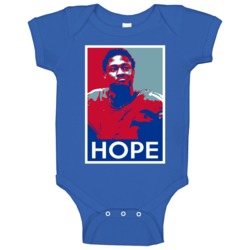 Stefon Diggs Buffalo Football Hope Poster Player Fan Baby One Piece