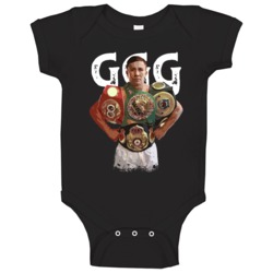 Gennady Golovkin Ggg Boxing Champ Belt Boxer Fan Baby One Piece