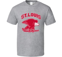 St Louis Eagles Logo Hockey Fan T Shirt