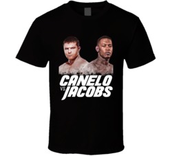 Canelo Alvarez Vs Daniel Jacobs Fight Poster Boxing Fan T Shirt