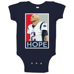 Brian Hoyer New England Football Hope Poster Player Fan Baby One Piece