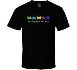 Clasically Trained Space Invaders Arcade Fan Video Game Gaming T Shirt Clasically Trained Space Invaders Arcade Fan Video Game Gaming T Shirt