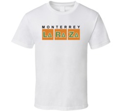 Monterrey La Raza Major League Indoor Soccer Club Logo T Shirt