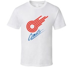 Kansas City Comets Major League Indoor Soccer Club Alt Logo T Shirt