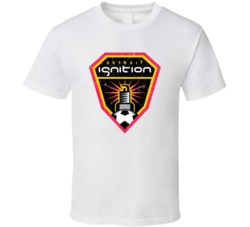 Detroit Ignition Major League Indoor Soccer Club Alt Logo T Shirt