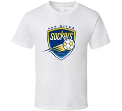 San Diego Sockers Major League Indoor Soccer Club Alt Logo T Shirt