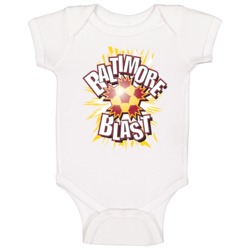 Baltimore Blast Major League Indoor Soccer Club Alt Logo Baby One Piec