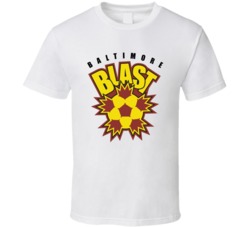 Baltimore Blast Major League Indoor Soccer Club Logo T Shirt