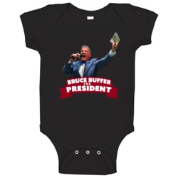 Bruce Buffer Fight Announcer For President Baby One Piece