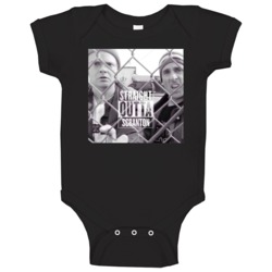 Straight Outta Scranton Dwight Michael The Office Baby One Piece