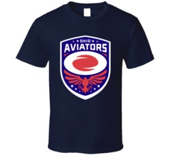 Ohio Aviators Pro Rugby League Team Logo Fan T Shirt