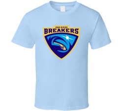 San Diego Breakers Pro Rugby League Team Logo Fan T Shirt