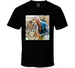 Joe Exotic With Tiger King Big Cat Netflix Series Fan T Shirt