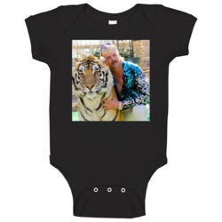 Joe Exotic With Tiger King Big Cat Netflix Series Fan Baby One Piece