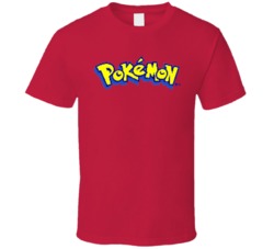 Pokemon 8bit Logo T Shirt