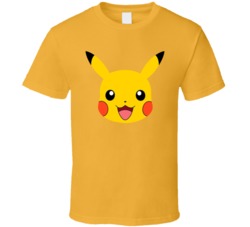Pokemon Pikachu Big Head Video Game T Shirt