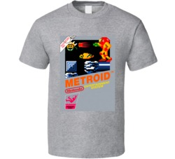 Metroid Retro Science Fiction Video Game T Shirt