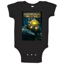 Bioshock 2 Video Game Cover Baby One Piece