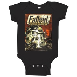 Fallout A Post Nuclear Role Playing Game Cover Distressed Look Baby On