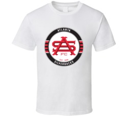 Atlanta Silverbacks A-league Soccer Fc Team Retro Logo T Shirt