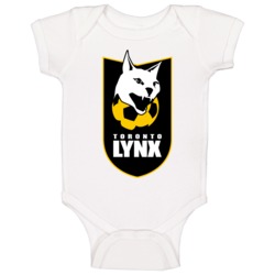 Toronto Lynx A-league Soccer Fc Team Retro Logo Baby One Piece
