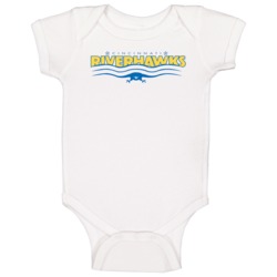 Cincinnati Riverhawks A-league Soccer Fc Team Retro Logo Baby One Piec