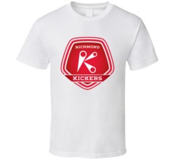 Richmond Kickers A-league Soccer Fc Team Retro Logo T Shirt